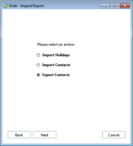 Export Outlook Web Contacts