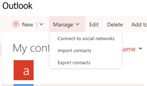 export office 365 contacts to mac