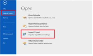 Export Contacts from Outlook Client