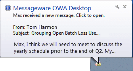 Messageware OWA Desktop