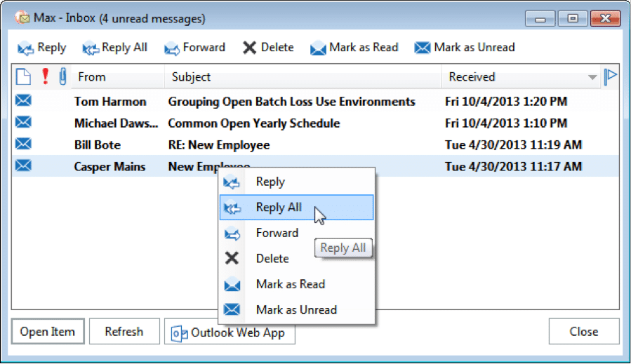 Message Reminders/Email Nudges in the Outlook Web App - KB