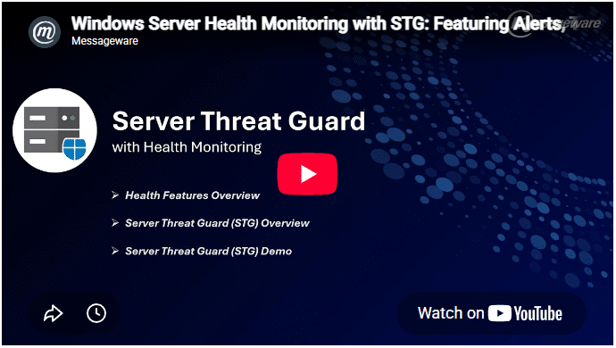 STG Health Monitoring